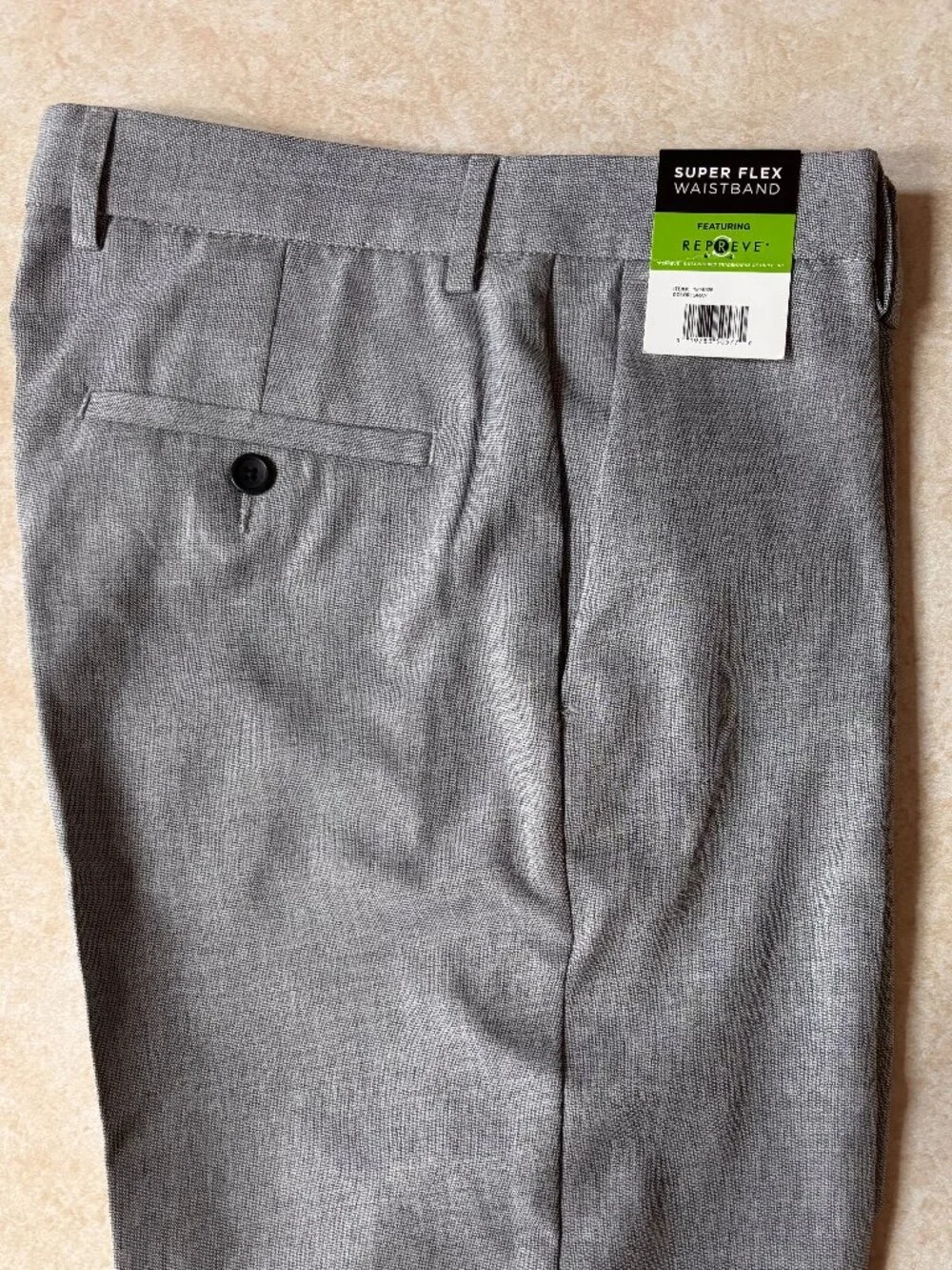 NWT Haggar Men's Dress Pants – Gray – 30x32
